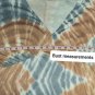 Cato Blue & Peach Tie Dye 100% Cotton Maxi Dress Size S