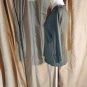 Dress Barn Olive Green V Button Neckline 100% Cotton Top Size M