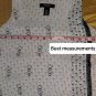 White House Black Market White Print Layered Tank Top Size XXSP