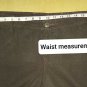 Apt.9 Coffee Brown Linen Blend Crop Pockets Pants Size 16