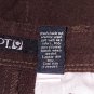 Apt.9 Coffee Brown Linen Blend Crop Pockets Pants Size 16