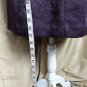 Casual Corner Purple Sparkle Floral Print Back Zip Dress Size 10