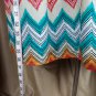 Lane Bryant Beige Multicolored Zigzag Knee Dress Size 26/28