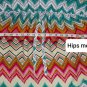 Lane Bryant Beige Multicolored Zigzag Knee Dress Size 26/28