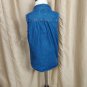 OshKosh B'gosh Blue Cotton Button Down Denim Shirt Size 6