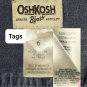 OshKosh B'gosh Blue Cotton Button Down Denim Shirt Size 6