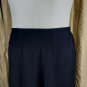 AliA Black Fitted Waistband Side Zip Skirt Size 16