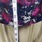Vince Camuto Black Print Side Ruffled Detail Back Zip Dress Size 2