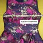 Vince Camuto Black Print Side Ruffled Detail Back Zip Dress Size 2