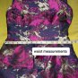 Vince Camuto Black Print Side Ruffled Detail Back Zip Dress Size 2