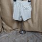 Kitestrings Ivory & Green Seersucker Pockets Shorts Size 3T
