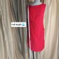 Mossimo Red Pockets Back Zip Sleeveless Dress Size S