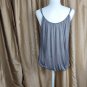H&M Brown  Drape Hem Tank With Adjustable Straps Size S