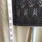 Jones N.Y. signature brown knit cardigan size M