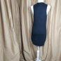 Coldwater Creek dark gray sleeveless button down V neckline cardigan size XS