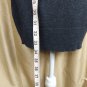 Coldwater Creek dark gray sleeveless button down V neckline cardigan size XS