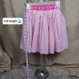 OshKosh B'gosh Pink & White Polka-dot & Stripes Cotton Full Skirt Size 7