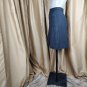Nwot Lilly Pulitzer Gray & Pink Pinstripe Pockets Wool Blend Skirt Size 8