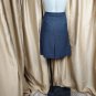 Nwot Lilly Pulitzer Gray & Pink Pinstripe Pockets Wool Blend Skirt Size 8