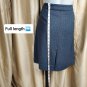 Nwot Lilly Pulitzer Gray & Pink Pinstripe Pockets Wool Blend Skirt Size 8