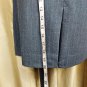 Nwot Lilly Pulitzer Gray & Pink Pinstripe Pockets Wool Blend Skirt Size 8
