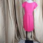 Ann Taylor LOFT Pink Cotton Spandex Blend Detail Dress Size XS