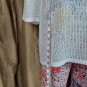 Chico's Size 3 White 100% Cotton Net Knit Top