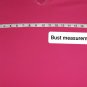 Talbots Pink Ribbed Pima Cotton Sparkle Detail V Neckline Top Size M