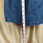 Ann Taylor Blue Cotton Side Button Flair Denim Skirt Size 8