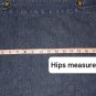 Ann Taylor Blue Cotton Side Button Flair Denim Skirt Size 8