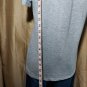 Peck & Peck Gray Sparkle Knit Short Sleeves Detail Neckline Top Size M