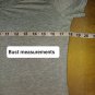 Peck & Peck Gray Sparkle Knit Short Sleeves Detail Neckline Top Size M