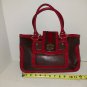 Kate Landry Brown & Red Cow Leather Handbag