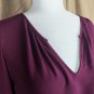 Old Navy Plum Purple Lightweight V Neckline Top Size SP