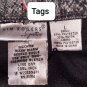 kim Rogers blue floral print elastic waist band skirt size L