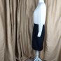 H&M Black And White Side Snap/ Zip Closing Dress Size 10