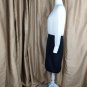 H&M Black And White Side Snap/ Zip Closing Dress Size 10