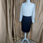 H&M Black And White Side Snap/ Zip Closing Dress Size 10