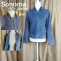 Sonoma  100% leather Lilac Zio Jacket size s