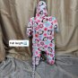 Baby Gear Floral Print Full Blanket Suit Size 3-6 Mos.