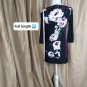 White House Black Market Black And Purple Floral Print Spandex Blend Detail V...