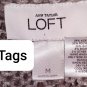 Ann Taylor LOFT Soft Brown Lose Knit Wool Blend Buttonless Cardigan Size M
