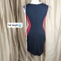 eci New York Color Block Back Zip Dress Size 14