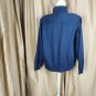 Appleseeds Navy Blue Zip Mock Neck Pockets Jacket Size 14