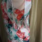 JM Collection Printed Drape Sleeve V Neckline Top Size 2X
