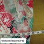 JM Collection Printed Drape Sleeve V Neckline Top Size 2X