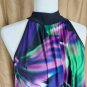 Geri C. black printed mini dress dress size S