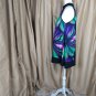 Geri C. black printed mini dress dress size S