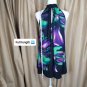 Geri C. black printed mini dress dress size S