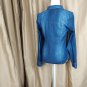 Guess Logo 100%cotton Snap Down Upper Pockets Top Size S
